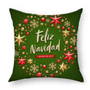 Green christmas nordic sofa pillowcase living room cushion cover by Decorbites