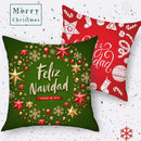 Green christmas nordic sofa pillowcase living room cushion cover by Decorbites