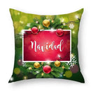Green christmas nordic sofa pillowcase living room cushion cover by Decorbites