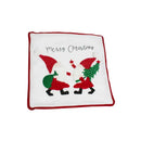 Embroidered snowflake christmas patchwork pillow covers living room by Decorbites