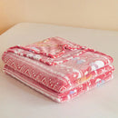 GobekUsa Christmas Pattern Printed Soft Blanket: Fine Fluffy Multi-Purpose Bed Sofa Cover