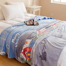 GobekUsa Christmas Pattern Printed Soft Blanket: Fine Fluffy Multi-Purpose Bed Sofa Cover