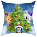 Festive character print christmas pillowcase living room decor by Decorbites