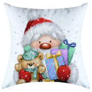 Festive character print christmas pillowcase living room decor by Decorbites