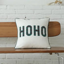 Green & white plaid cotton cushion cover living room snowflake decor by Decorbites