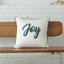 Green & white plaid cotton cushion cover living room snowflake decor by Decorbites