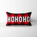 Snowflake red & black plaid cushion cover living room decor by Decorbites