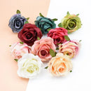 Pastel and deep rose arch wall garden wreath – living room decor by Decorbites