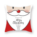 Festive christmas santa elk pillowcase – living room holiday decor by Decorbites