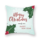 Festive christmas santa elk pillowcase – living room holiday decor by Decorbites