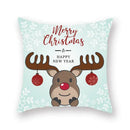Festive christmas santa elk pillowcase – living room holiday decor by Decorbites