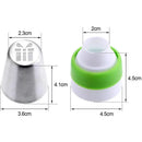 Festive metal cake decorating nozzles set – kitchen holiday tools by Decorbites