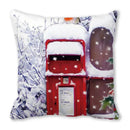 Festive christmas short plush pillowcase living room decor by Decorbites