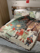 GobekUsa Christmas Throw Blanket - Festive Living Room Decor & Sofa Towel