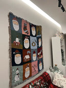 GobekUsa Christmas Throw Blanket - Festive Living Room Decor & Sofa Towel