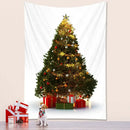 Bohemian snow dusted decorbites christmas tree tapestry bedroom decor by Decorbites