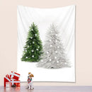 Bohemian green pine christmas tree wall decor – bedroom tapestry by Decorbites