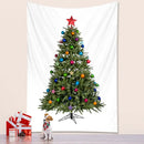 Bohemian green pine christmas tree wall decor – bedroom tapestry by Decorbites