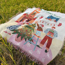 GobekUsa Christmas Tree Blanket Throw - Soft Festive Decor for Home & Gifts