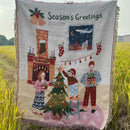 GobekUsa Christmas Tree Blanket Throw - Soft Festive Decor for Home & Gifts