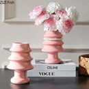 GobekUsa Christmas Tree Ceramic Vase Xmas Decor Table Flowers Room Decor