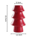 GobekUsa Christmas Tree Ceramic Vase Xmas Decor Table Flowers Room Decor