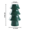 GobekUsa Christmas Tree Ceramic Vase Xmas Decor Table Flowers Room Decor