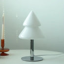 Vibrant tiered tree glass table lamp for living room decor by Decorbites
