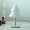 Vibrant tiered tree glass table lamp for living room decor by Decorbites