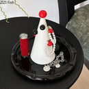 GobekUsa Christmas Tree Jewelry Stand - Elegant Necklace Earrings Storage Display