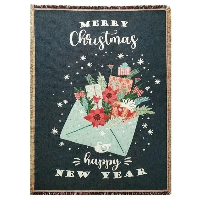 GobekUsa Christmas Tree Knitted Throw Blanket, photo 18 of 20