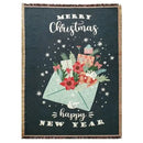GobekUsa Christmas Tree Knitted Throw Blanket