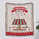 GobekUsa Christmas Tree Knitted Throw Blanket