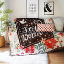 GobekUsa Christmas Tree Knitted Throw Blanket