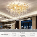 GobekUsa Chrome Rectangular Crystal Chandelier Light Fixture