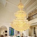 Decorbites classic crystal chandelier clear & gold living room light by Decorbites
