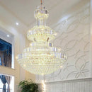 Decorbites classic crystal chandelier clear & gold living room light by Decorbites