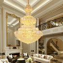 Decorbites classic crystal chandelier clear & gold living room light by Decorbites