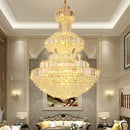 Decorbites classic crystal chandelier clear & gold living room light by Decorbites
