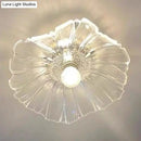 GobekUsa Classic Glass Ceiling Light Fixture w/ Brass Lamp Holder for Corridors