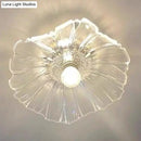 GobekUsa Classic Glass Ceiling Light Fixture w/ Brass Lamp Holder for Corridors