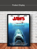 GobekUsa Classic JAWS Movie Poster Canvas Wall Art