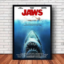 GobekUsa Classic JAWS Movie Poster Canvas Wall Art