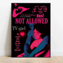 GobekUsa Classic TV Drama Girl Art Poster Canvas