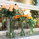 GobekUsa Clear Acrylic Hurricane Flower Vase - Large Size