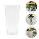 GobekUsa Clear Acrylic Hurricane Flower Vase - Large Size