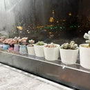 Modern clear wall mounted acrylic shelves – bathroom storage organizer by Decorbites