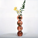 GobekUsa Clear Glass Bubble Vase for Home Decor