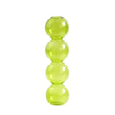 GobekUsa Clear Glass Bubble Vase for Home Decor