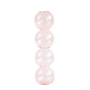GobekUsa Clear Glass Bubble Vase for Home Decor
